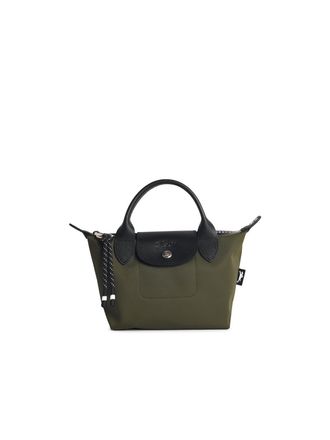Longchamp Tasche mit Xs Griff von Le Pliage Energy aus recyceltem Tela in Kaki