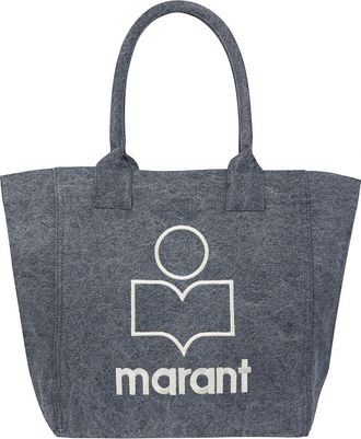 Isabel Marant Tassen, Dames, Zwart, ONE Size, Katoen, Small Yenky Bag