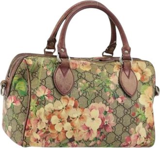 Gucci Pre-owned Handbags, female, Multicolor, Size: ONE SIZE Pre-owned Vintage Boston Bag