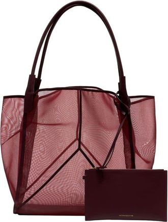 Victoria Beckham Tote Bag Burgundy