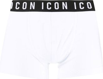 Dsquared2 logo waistband boxers - White