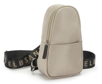 Elbsand Umh&auml;ngetasche ELBSAND kleiner Rucksack, Damen, Gr. B/H/T: 14cm x 26cm x 7,5cm, beige (sand), Stoff, Textil, unifarben, Taschen Umh&auml;ngetasche, Crossbod