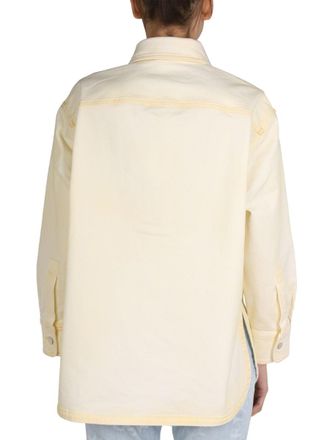 Stella McCartney Cotton Denim Shirt Jacket - Yellow