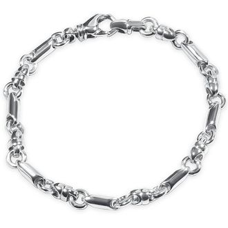 Pompeii3 Mens Link 14k Gold (24gram) or Platinum (38gram) 5mm Bracelet 9.5