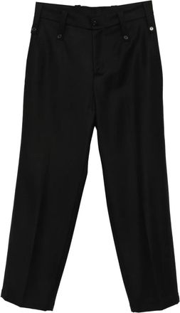 Paura Pantaloni Kyros con bottoni - Nero