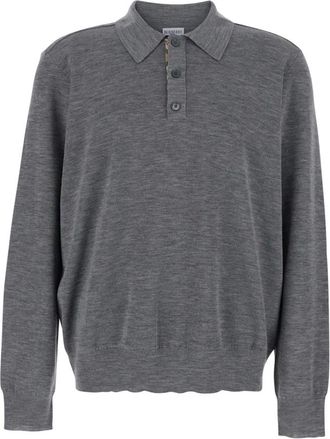 Burberry Heren, Truien, Grijs, Maat: 2XL Wol