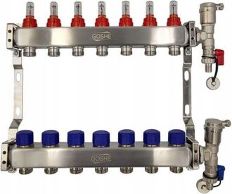 OEM Colector De Acero Inoxidable Goshe 16 Circuitos