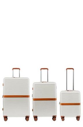 Champs Luggage Vintage II 3-Piece Wheeled Luggage Set in Ivory at Nordstrom Rack