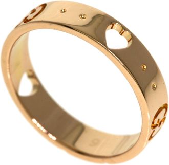 Gucci Icon Pink Gold (18K) Band Ring (Pre-Owned)
