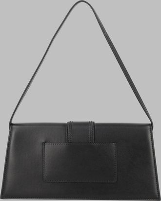 Jacquemus Womens Shoulder Bag Le Bambino Long Black Bovine Leather