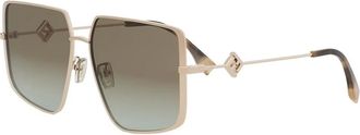 Fendi unisex, Accessoires, Geel, Maat: 59 MM