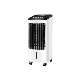 Fabrilamp Climatizador Evaporativo Imperio Blanco/negro 80w 3vel 4litros Oscilante,c/acumulador De Frio,remoto Y Temporizador 57x26,5x23cm