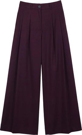 PDR Phisique Du Role Wijde broek - Dames - Wijde Broeken - Paars - S - Broeken