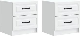 vidaXL Armario De Noche 2 Uds. 43 X 34,5 X 44,5 Cm Vidaxl