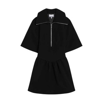 Ganni Short Dress - female - Ganni - Short Dresses - Black - 2XS - Dresses