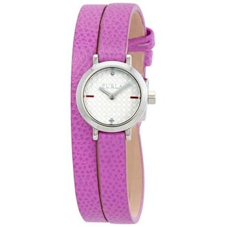 Furla Vittoria Crystal Silver Dial Ladies Watch R4251107504
