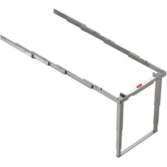 Emuca Emuca - Gu&iacute;as Para Mesa Extensible Party, Aluminio, Anodizado Inox