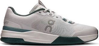 On Mens Roger Advantage Pro Shoes In Frost/evergreen