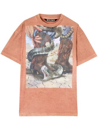 Palm Angels Dice Game cotton T-shirt - Pink