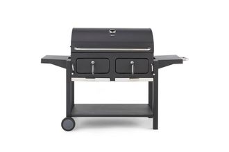 Tower Ignite Duo XL BBQ Grill with Adjustable Grill, Temperature Gauge T978510 in Black