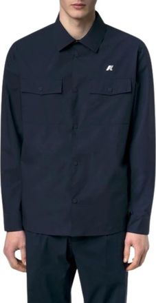 K-Way Blouson - Heren - Zomerjassen - Blauw - 2XL - Jassen