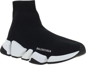 Balenciaga Womens Black Polyester Athletic Sneakers