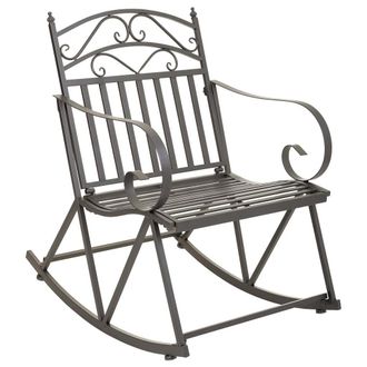 Wanderlust Deco Wanderlust Deco - Sillon Balancin De Forja Marr&oacute;n 55x45x91h Cm
