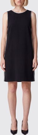 Sportmax Off-the-Shoulder Sheath Mini Dress with Jewel Belt