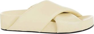 Jil Sander Yellow Leather Sandals