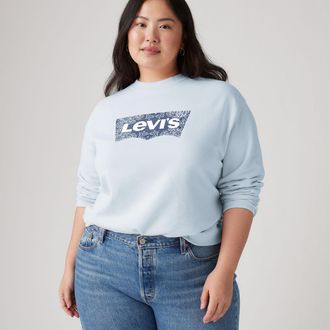 Levi's Graphic Everyday Sweatshirt (Plus Size) - Womens - 1X - Blue