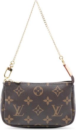 Louis Vuitton Pre-owned Mini Bags, female, Brown, Size: ONE SIZE Pre-owned Elegant Top Handle Bag