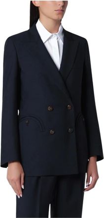 Blaz&eacute; Milano Jassen, Dames, Blauw, S, Wol, First Class Everyday Blazer