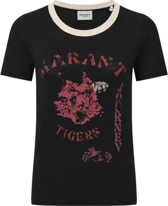 Isabel Marant Mujer, Camisetas, Negro, Talla: S