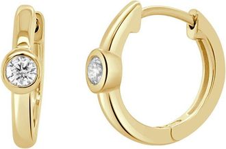 Sabrina Designs 14K 0.11 Ct. Tw. Diamond Hoop Earrings