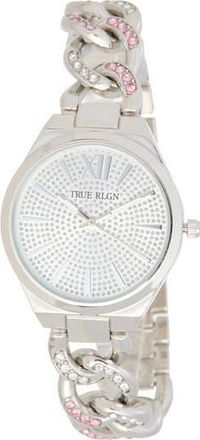 True Religion Iced Crystal Bracelet Watch, 33.2mm in Silver at Nordstrom Rack