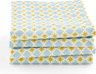 La Redoute Interieurs Set van 4 servetten in tergal, Augusta