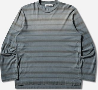 Our Legacy Men s Box Longsleeve T-Shirt Spray Fade Ghost Stripe