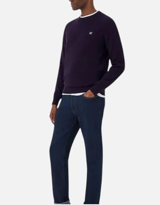 Crew Clothing Mens Crew Clothing Mens Jumper Crew Neck - Navy - Size: 40