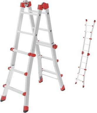 Hailo Escalera Multifuncional Hailo M80 Capacidad 150 Kg Aluminio