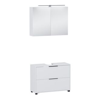 Vicco Conjunto De Muebles De Ba&ntilde;o Alina, Blanco, 2 Partes, Vicco