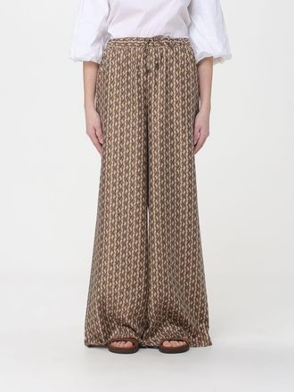 Max Mara Printed Silk Palazzo Trousers