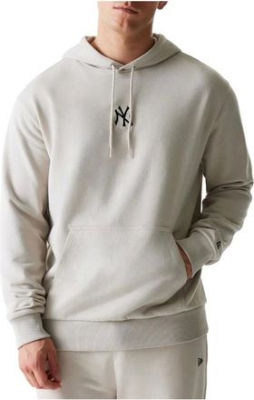 New Era Nos MLB Le Midi OS Hoodie Ft Neyyan Stn - Heren - Sweatshirts & Hoodies - Beige - Maat: S Katoen