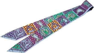 Hermès Pre-owned Scarves, female, Multicolor, Size: ONE SIZE Pre-owned Silk Scarf