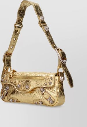 Balenciaga le cagole leather clutch bag