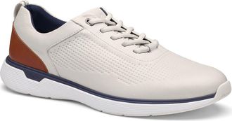 Johnston & Murphy Prentiss 2 Waterproof Sneaker in White Waterproof Full Grain at Nordstrom, Size 10.5
