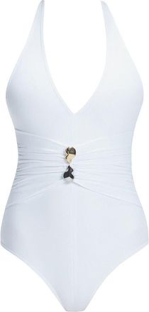 Moeva Miley One Piece Swimsuit in White at Nordstrom, Size X-Small Eu