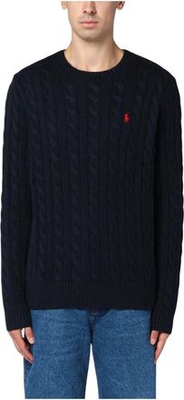 Polo Ralph Lauren Ronde Hals Shirt - Heren - Ronde hals truien - Blauw - 2XL - Truien & Vesten