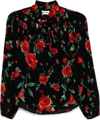 Rixo Moss top - Black
