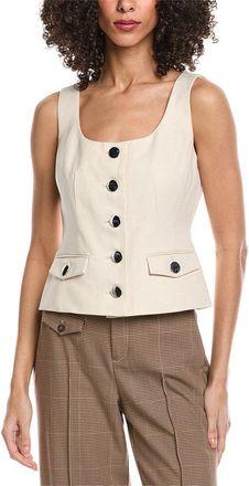 Toccin Georgia Scoop Neck Buttonfront Top