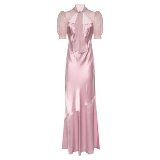 Alessandra Rich Gowns, female, Pink, Size: S Gown